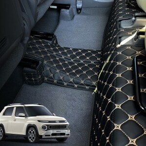 캐스퍼(더뉴 캐스퍼) 가솔린 전용 1열 2열 센터 콘솔매트+2열 킥매트 세트 (인스퍼레이션)