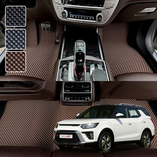 닥쏘오토,티볼리 에어 (2016~2019) 전용 3D 엠보싱 차세대 고무매트 1열2열 세트