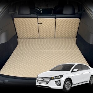 컨셉토 가죽 퀼팅 더뉴 아이오닉 전기차 전용 등커버 트렁크매트 세트 (2019.5~2021.5)