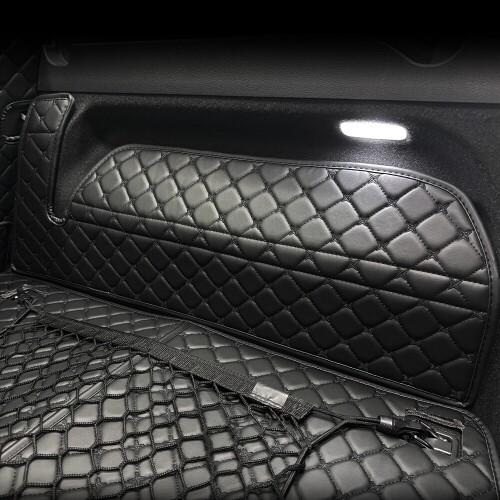 닥쏘오토,컨셉토 3D 가죽 퀼팅 (구)아이오닉 전기차 전용(더뉴포함, 스피커-유) 풀커버 사이드 트렁크매트 세트 (17~22년)