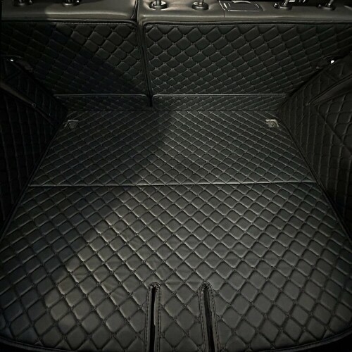 닥쏘오토,컨셉토 3D 가죽 퀼팅 (구)아이오닉 전기차 전용(더뉴포함, 스피커-유) 풀커버 사이드 트렁크매트 세트 (17~22년)