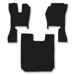 스카니아R 전용 3D 엠보싱 차세대 고무매트 1열 (3p)