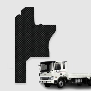 메가트럭 전용 3D 엠보싱 차세대 고무매트 운전석 1P